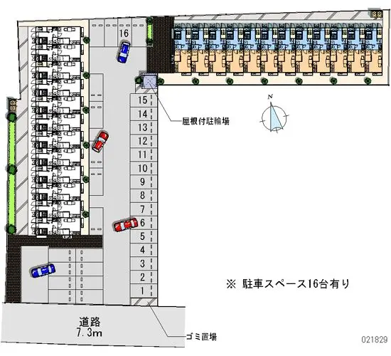 ★手数料０円★仙台市太白区東中田２丁目　月極駐車場（LP）